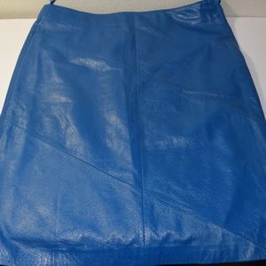 Rem Garson Genuine Leather Skirt Size 10